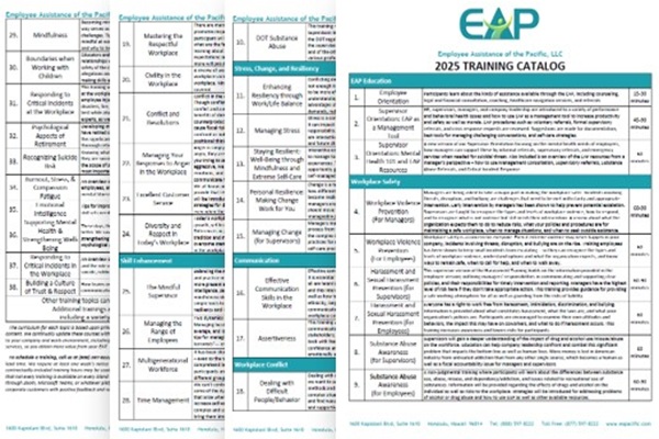 Training Topics